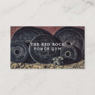 Teller, Personal Trainer, Fitnesslehrer Visitenkarte