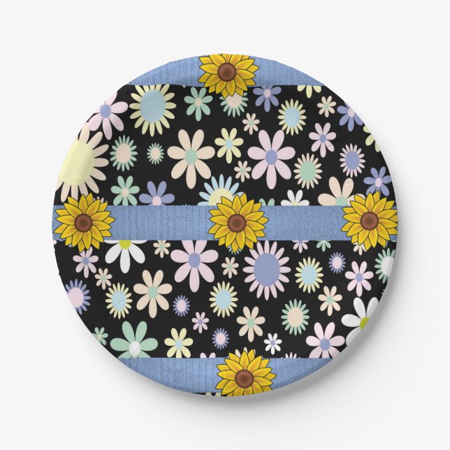 Teller Sonnenblumen (Vorderseite)