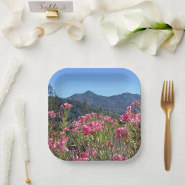 Teller und Bowls Tamalpais Rosa Blume