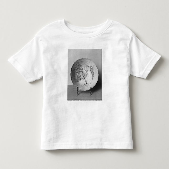 Teller verziert mit Vögeln Kleinkind T-shirt (Vorderseite)