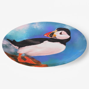 Teller von Atlantischem Puffpapier