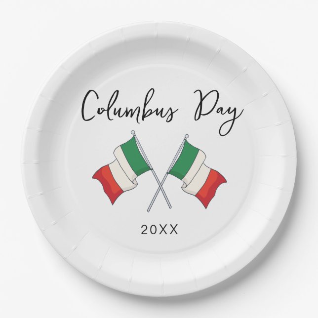 Teller von Columbus Day (Vorderseite)