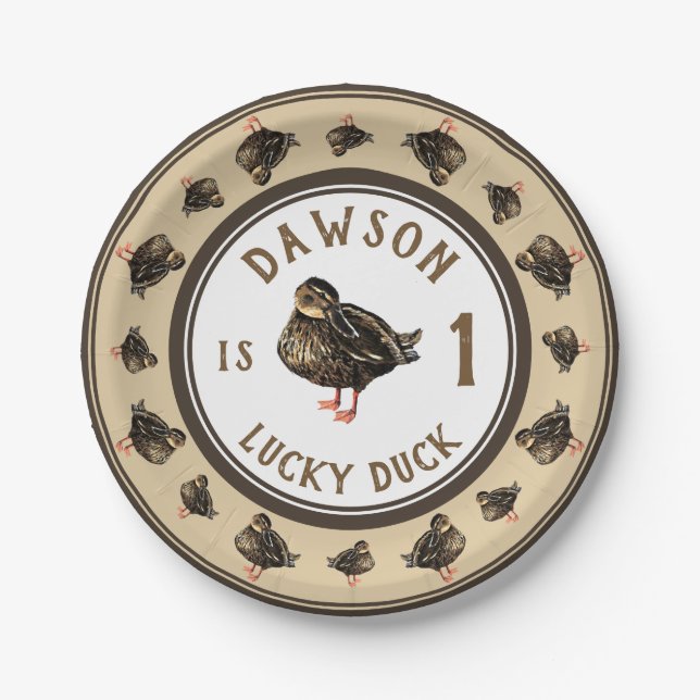 Teller von Duckpapier (Vorderseite)