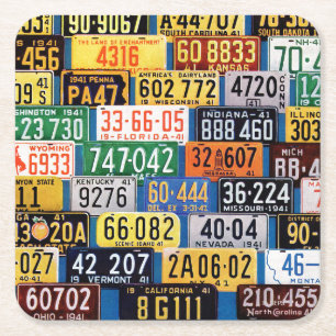 Teller von H. Wilson Smith Rechteckiger Pappuntersetzer