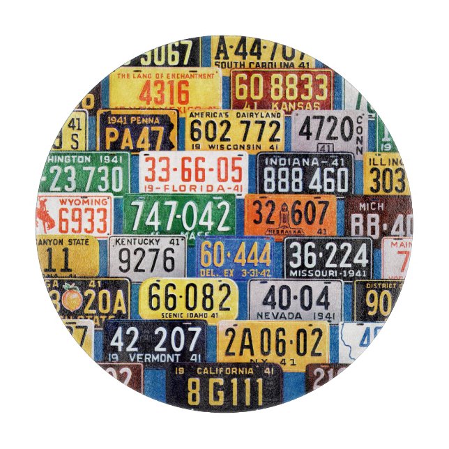 Teller von H. Wilson Smith Schneidebrett (Vorderseite)