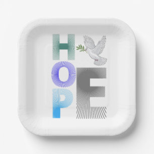 Teller von Papier und Party - Christlicher Glaube