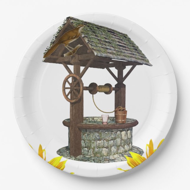 Teller von Sonnenblumenblättern (Vorderseite)