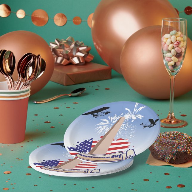 Teller zum Unabhängigkeitstag (Von Creator hochgeladen)