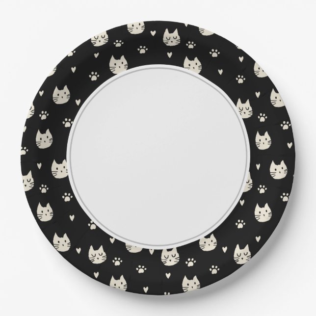 Teller zum Weißbuch für Kätzchen (Vorderseite)