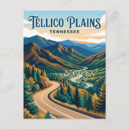 Tellico Plains USA Postkarte