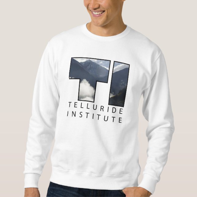 Tellurid-Institut-Weiß-Sweatshirt Sweatshirt (Vorderseite)