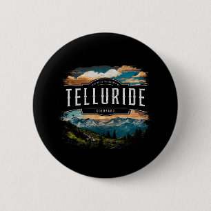 Telluride Berge Colorado Wandern Outdoor Vinta Button