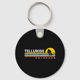 Telluride Co Colorado Vintag Retro Souvenirs Skii Schlüsselanhänger