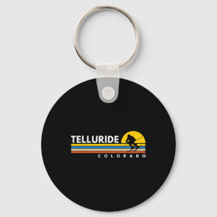 Telluride Co Colorado Vintag Retro Souvenirs Skii Schlüsselanhänger