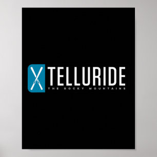 Telluride Colorado Berg Skifahren Poster