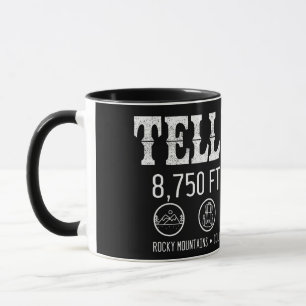 Telluride Colorado Berge Retro Vintag Tasse