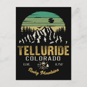 Telluride Colorado Berge Retro Vintage Postkarte