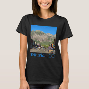 Telluride Colorado Main St Co Berge Skigebiet T-Shirt