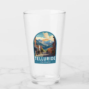 Telluride Colorado Reise Kunst Vintage Glas