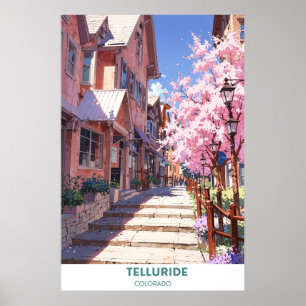 Telluride - Colorado - Schöne Stadt Poster