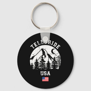 Telluride Colorado Skigebiet Alpin Skifahren Schlüsselanhänger