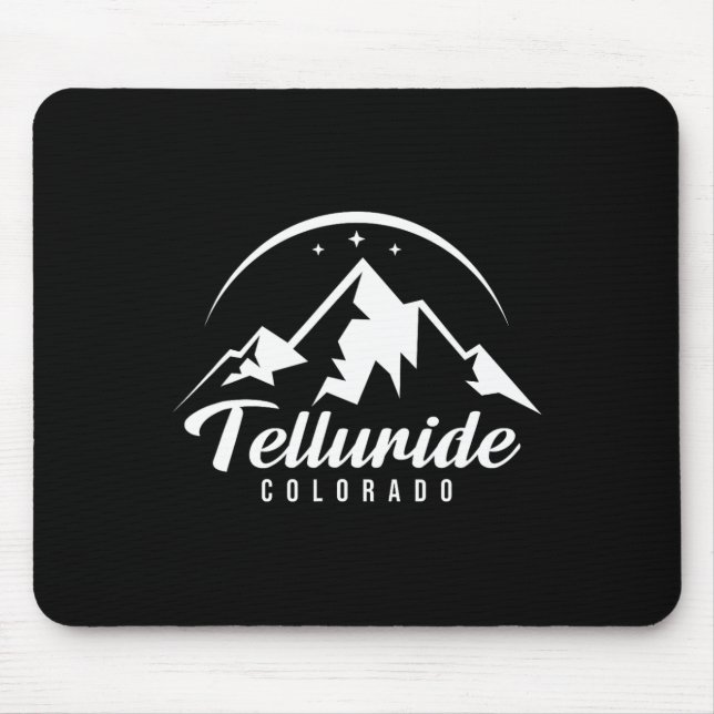 Telluride Colorado Skigebiet Snowboarden Mousepad (Vorne)