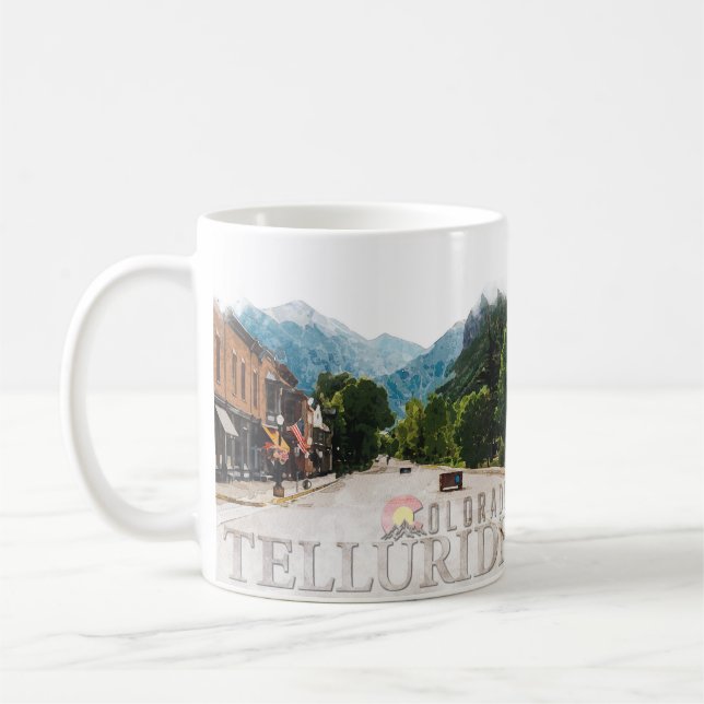 Telluride Colorado Skigebiete Kaffeetasse (Links)