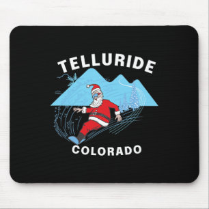 Telluride Colorado - Snowboard im Santa Claus Mousepad