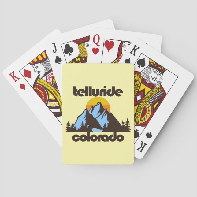 Telluride, Colorado Spielkarten (Rückseite)