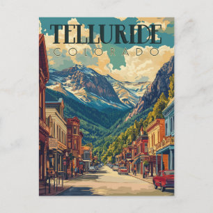 Telluride, Colorado Vintage Travel Postkarte