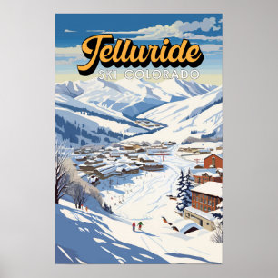 Telluride Colorado Winterreise zur Alp Piora und i Poster