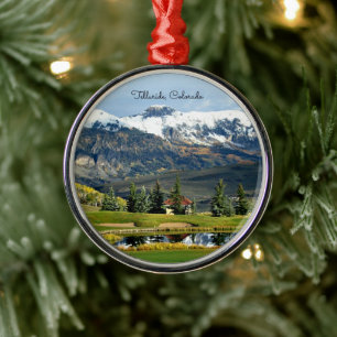 Telluride, Colorado - wunderschönes Foto Ornament Aus Metall