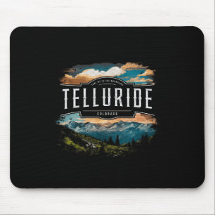 Telluride-Gebirge Colorado Wandern im Freien Vinta Mousepad