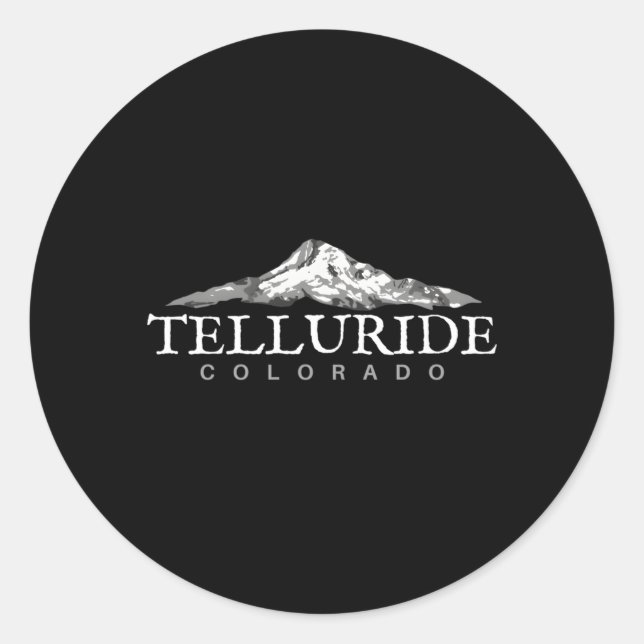 Telluride Gran Café Al Porto Runder Aufkleber (Vorderseite)