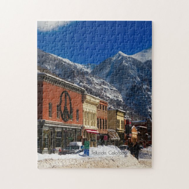 Telluride, Landschaftsbild Colorado Puzzle (Vertikal)