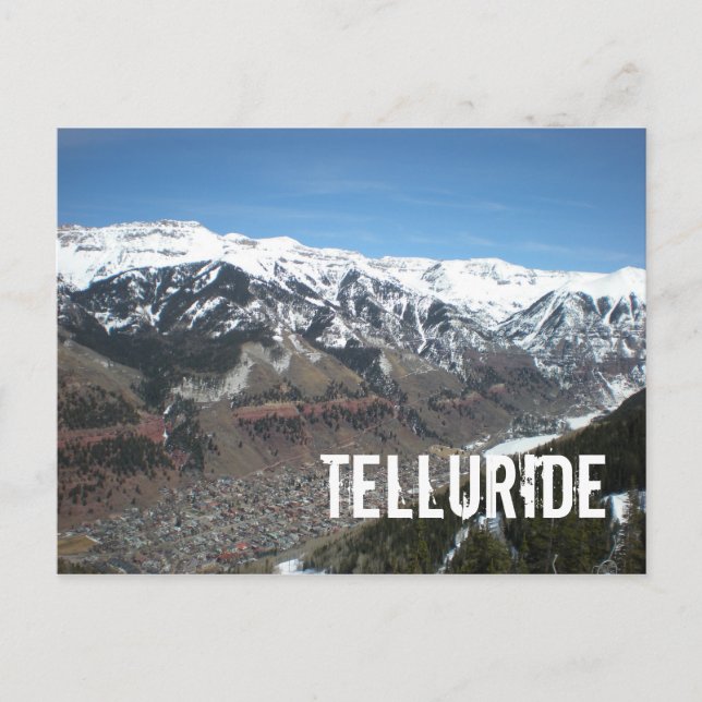 Telluride Town Postcard Postkarte (Vorderseite)