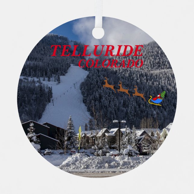 Telluride Urlaub Weihnachtsschmuck (Vorderseite)