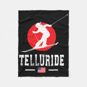 Telluride Usa Ski Resort Rocky Mountains Amerikani Fleecedecke