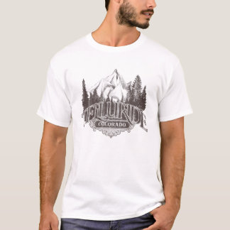 Telluride Vintage Berge Wandern Camping Colorad T-Shirt