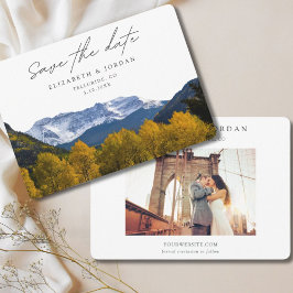 Telluride Wedding Colorado Save the Date Einladung
