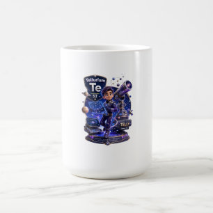 Tellurium-Charakter aus dem ATOMIVRA™-Universum Kaffeetasse