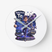 Tellurium-Charakter aus dem ATOMIVRA™-Universum