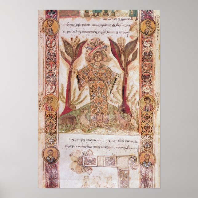 Tellus, von Exultet I, c.1030 Poster (Vorne)