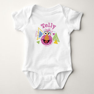 Telly Monster Spaß-Grafik Baby Strampler