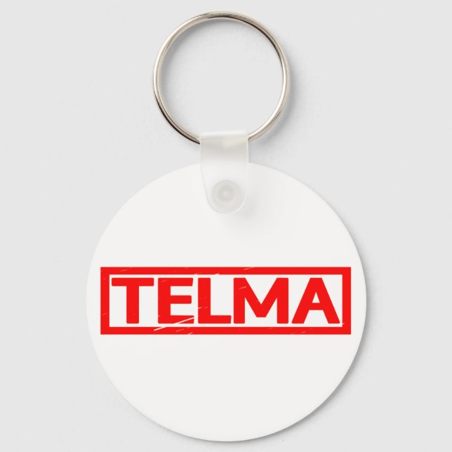 Telma-Briefmarke Schlüsselanhänger (Vorderseite)
