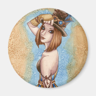 Telsa - Steampunk Magnet