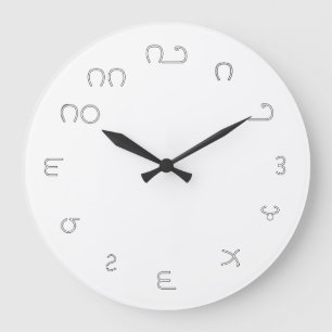 Telugu numerische Uhr