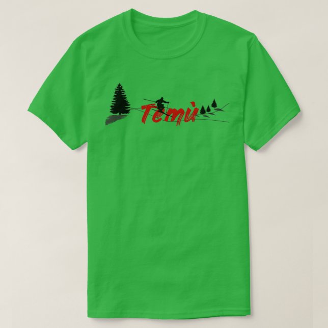 Tem Temu Ski Long T-Shirt (Design vorne)