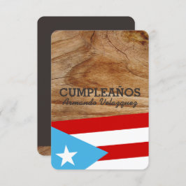 Tema: Bandera Azul Celeste:Puerto Rico Einladung