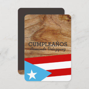 Tema: Bandera Azul Celeste:Puerto Rico Einladung